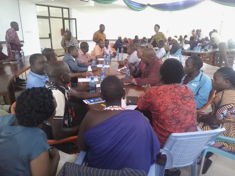 TISER peace-building cluster meeting bringing community members together